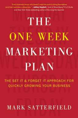 book cover for The One Week Marketing Plan