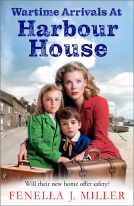 book cover for Wartime Arrivals at Harbour House