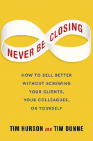 book cover for Never Be Closing