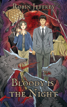 book cover for Bloody is the Night