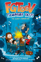 book cover for FGTeeV Campfire Tales #1: The Cursed Campground