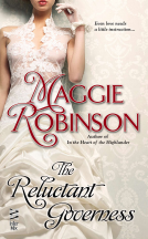 book cover for The Reluctant Governess