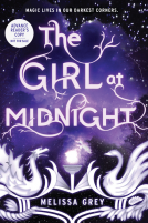 book cover for The Girl at Midnight