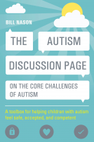 book cover for The Autism Discussion Page on the core challenges of autism