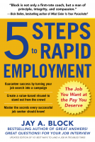 book cover for 5 Steps to Rapid Employment                                                            