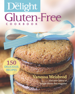 book cover for The Delight Gluten-Free Cookbook