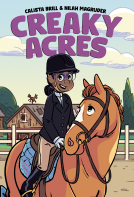 book cover for Creaky Acres: A Graphic Novel