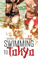 book cover for Swimming to Tokyo