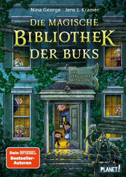 Buchcover für Die magische Bibliothek der Buks 2: Das verfluchte Medaillon
