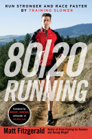 book cover for 80/20 Running