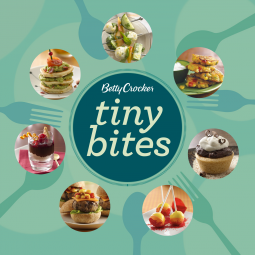 book cover for Betty Crocker Tiny Bites
