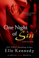 book cover for One Night of Sin (Entangled Brazen)