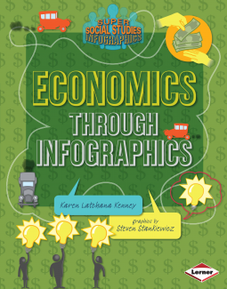 book cover for Economics through Infographics
