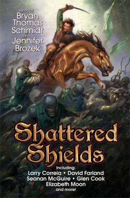 book cover for Shattered Shields