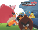 book cover for Angry Birds Comics Volume 1: Welcome to the Flock