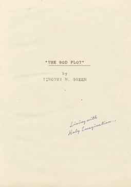 book cover for God Plot