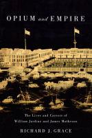 book cover for Opium and Empire