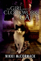 book cover for The Girl and the Clockwork Cat