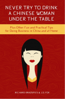 book cover for Never Try to Drink a Chinese Woman Under the Table