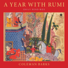 book cover for A Year with Rumi