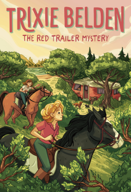 book cover for The Red Trailer Mystery: Trixie Belden