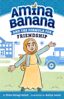 book cover for Amina Banana and the Formula for Friendship