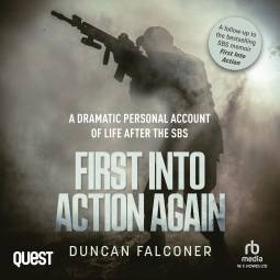 book cover for First Into Action Again