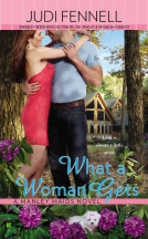 book cover for What a Woman Gets