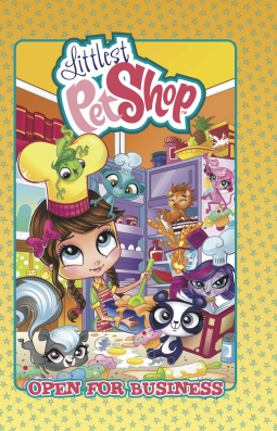 book cover for Littlest Pet Shop: Open For Business