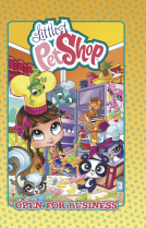 book cover for Littlest Pet Shop: Open For Business