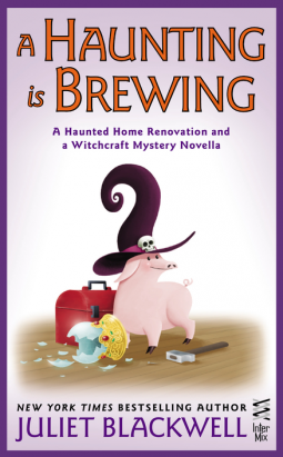 book cover for A Haunting Is Brewing