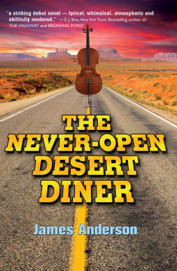 book cover for The Never-Open Desert Diner