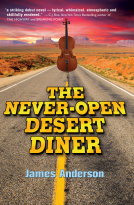 book cover for The Never-Open Desert Diner