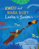 book cover for Kwesi and Nana Ruby Learn to Swim