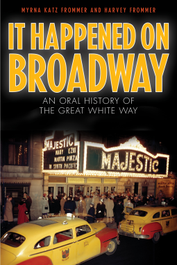 book cover for It Happened on Broadway 