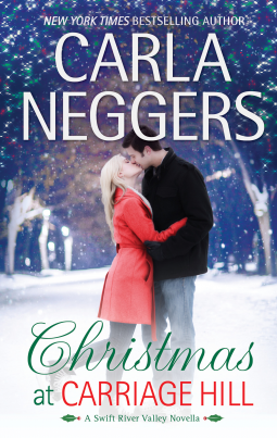 book cover for Christmas at Carriage Hill