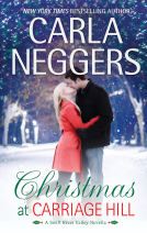 book cover for Christmas at Carriage Hill