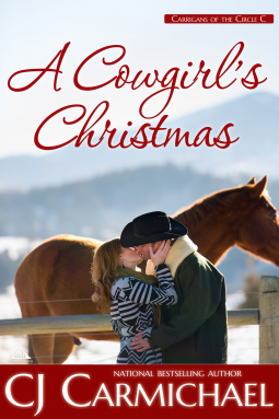book cover for A Cowgirl's Christmas