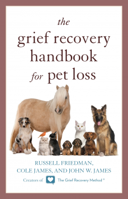 book cover for Grief Recovery Handbook for Pet Loss
