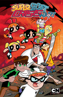 book cover for Super Secret Crisis War! Volume 1