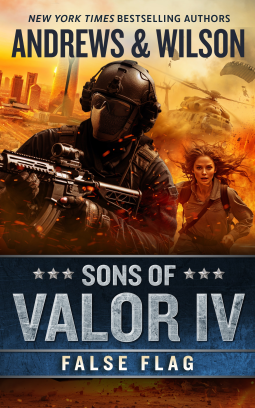book cover for Sons of Valor IV: False Flag