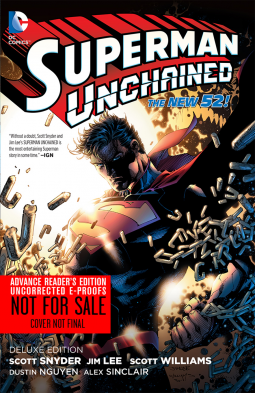 book cover for Superman Unchained: Deluxe Edition (The New 52)