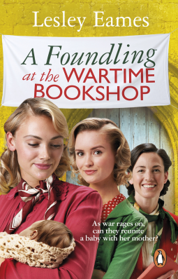 book cover for A Foundling at the Wartime Bookshop