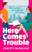 book cover for Here Comes Trouble