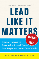 book cover for Lead Like it Matters...Because it Does                                                      