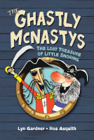 book cover for The Ghastly McNastys: The Lost Treasure of Little Snoring