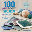 book cover for 100 Pin Loom Squares