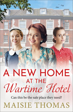 book cover for A New Home at the Wartime Hotel