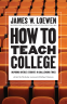 Cover Image: How to Teach College