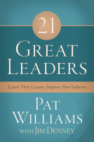 book cover for 21 Great Leaders